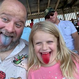 Me and my daughter being crazy