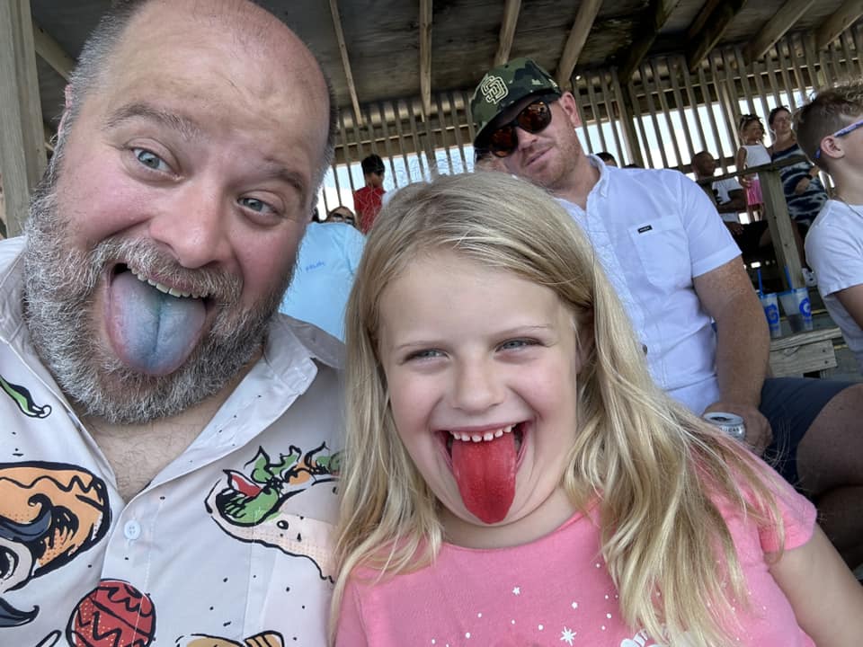 Me and my daughter being crazy